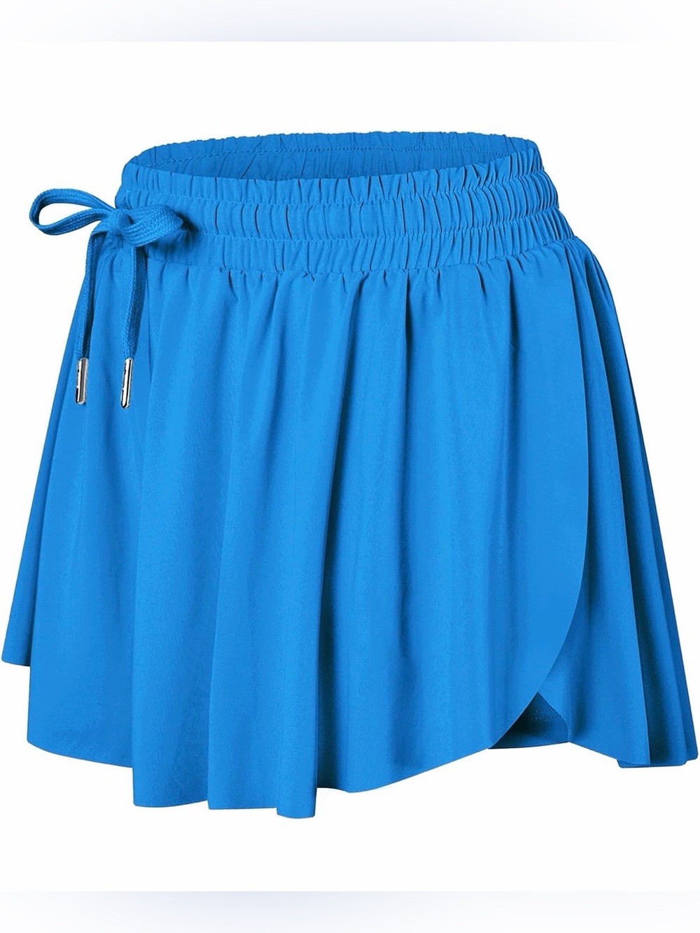 Wsirmet Butterfly Shorts High Waisted 2-in-1 XL Blue NWT